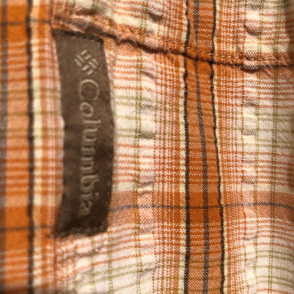 Columbia Mens Short Sleeve Button Sz M - Picture 3 of 8